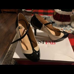 Vintage Style T-strap heels from Just Fab